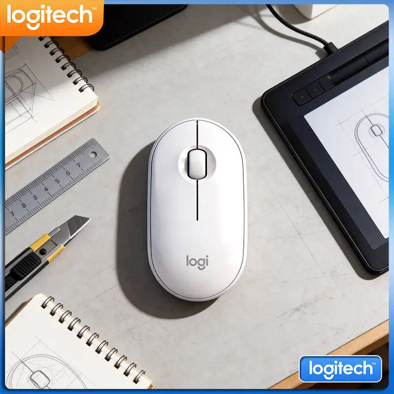 

Logitech M350 Wireless Quiet Mouse - Silent Scroll, 18-Month Battery, 10m Range, USB Receiver, Multi-Device Compatibility
