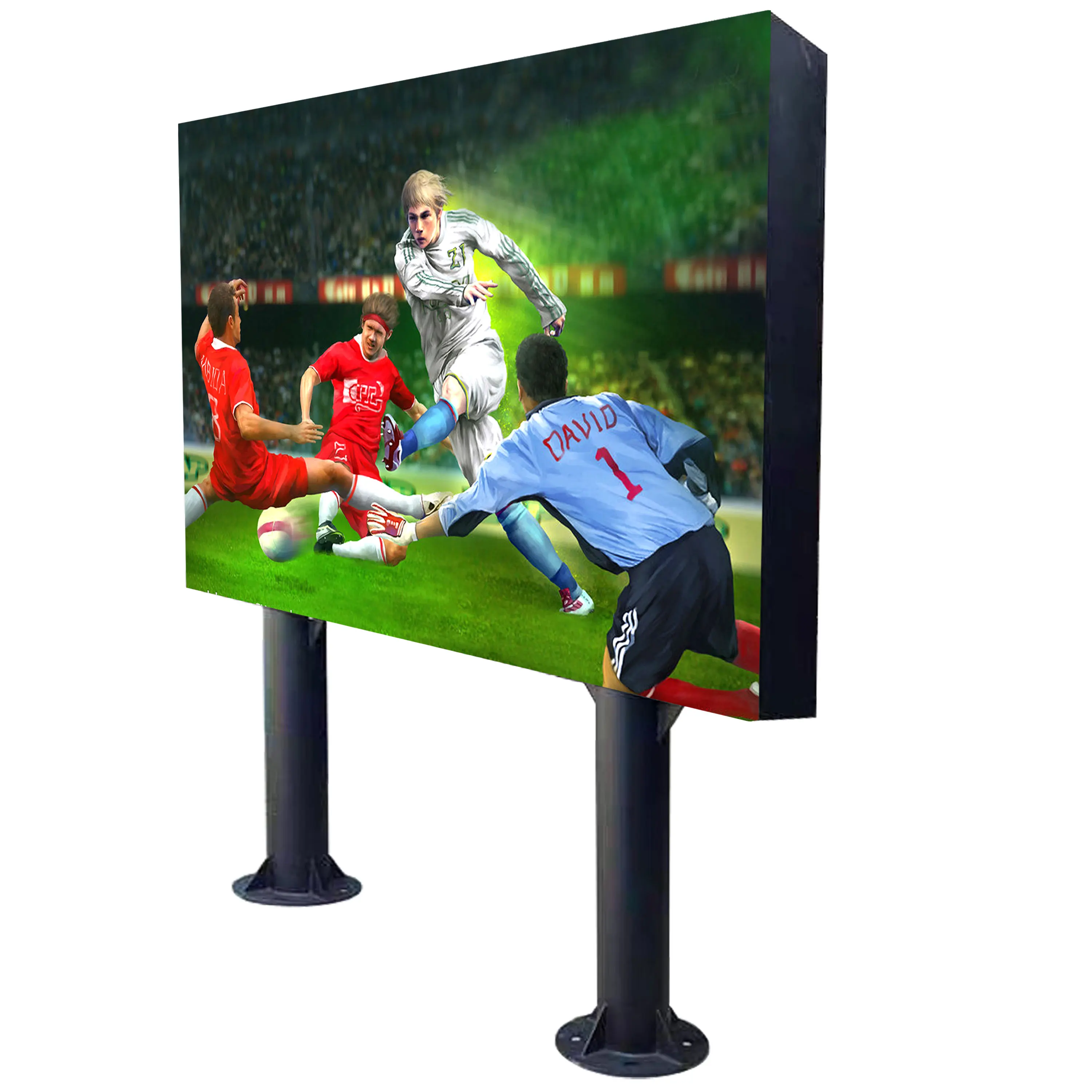 

Muen P10 outdoor LED display solution to stadium led wall Stadium advertising stage