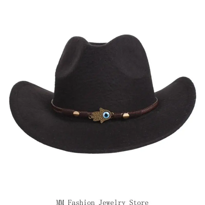 

D0UB Bohemian Hat Band Travel Hat Band Leather Multiple Functional Outdoor Berets Bucket Hat Decorative Accessory