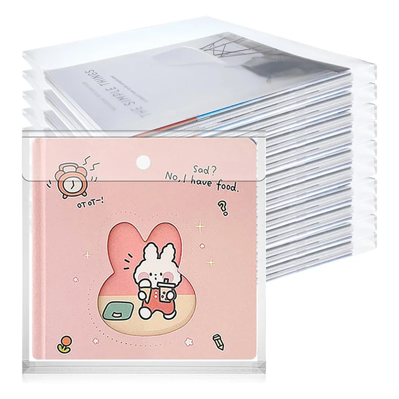 TTKK-48Pcs 스크랩북 종이 보관 12X12 스크랩북 종이 사진을 보관하기위한 종이 보관 종이 주최자 비닐 시트 파일