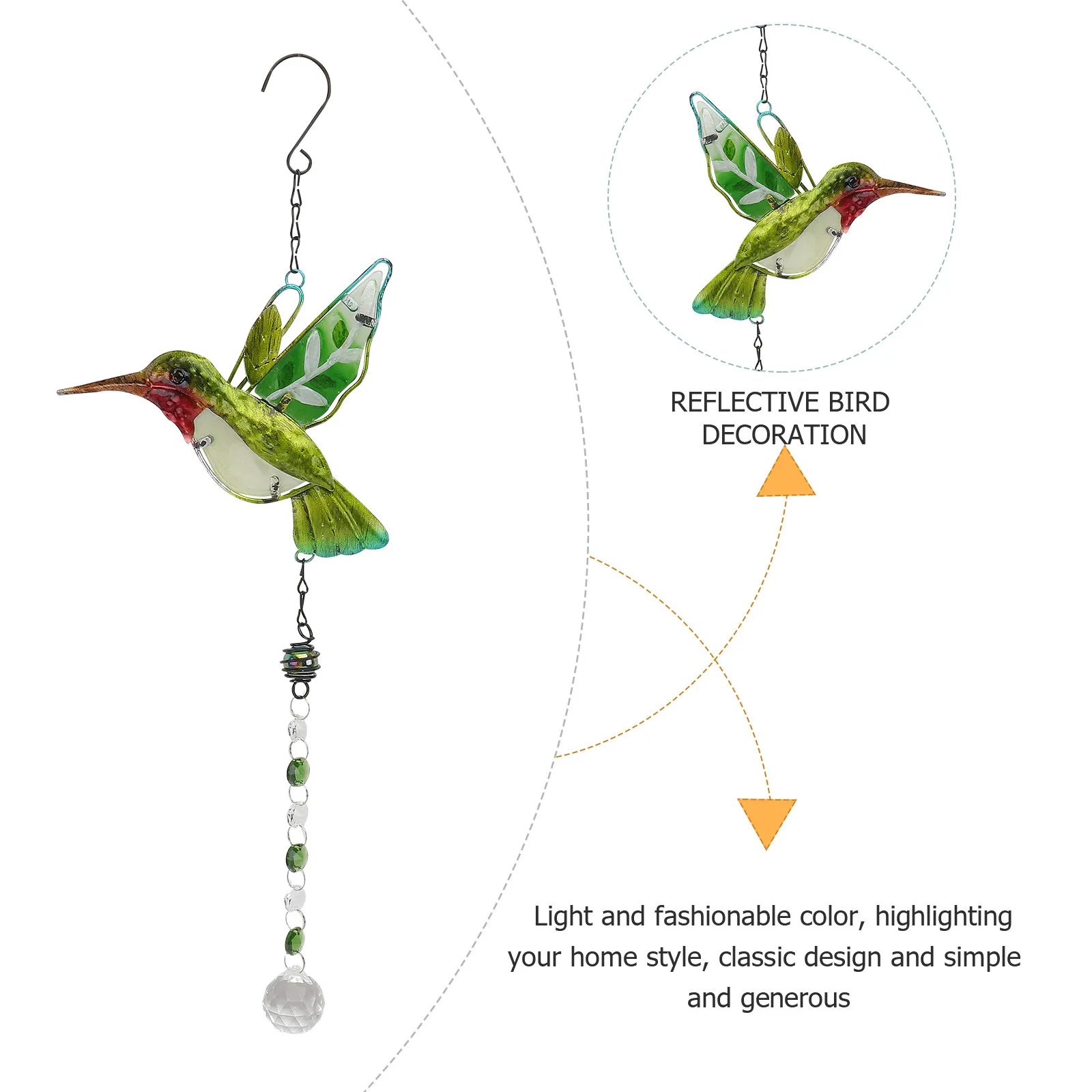 Crystal Ball Hanging Decor Reflective Bird Expeller Garden Supply Safe Unique nament Outdoor Tool Eco Friendly
