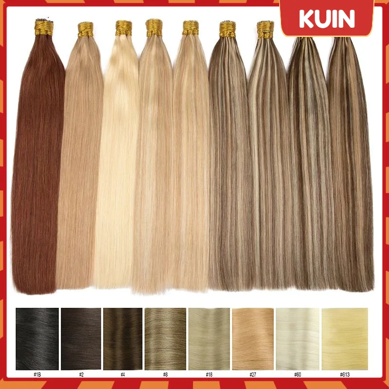 I Tip Remy doczepy z ludzkich włosów proste naturalne doczepy z włosów typu fusion blond kolorowe maszynowo wykonane kapsułki keratynowe 50 sztuk/zestaw
