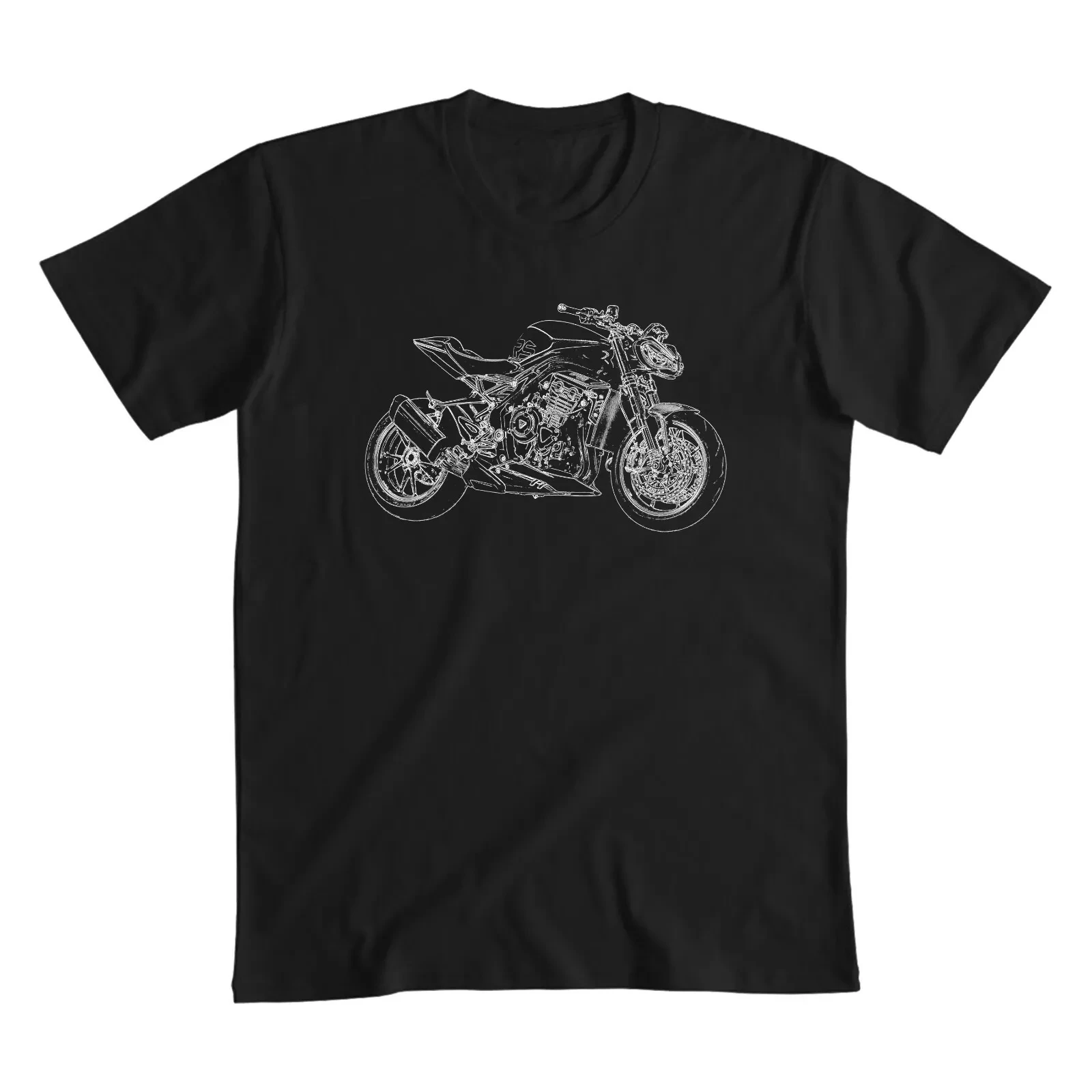 

2024 Men T Shirt Casual Speed Triple 1200 RS Classic Logo T-shirt Graphic Summer Short Sleeves 100% Cotton S-3XL Cool Tee