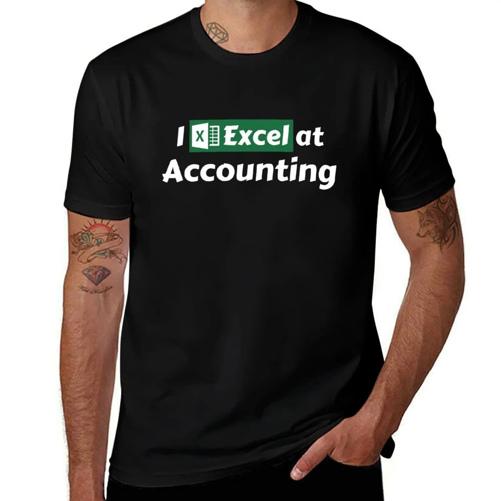 Je suis doué en comptabilité. Mèmes amusantes concernant les comptables liées aux tableurs et au logiciel Microsoft Excel. T-shirt Essent pour comptable