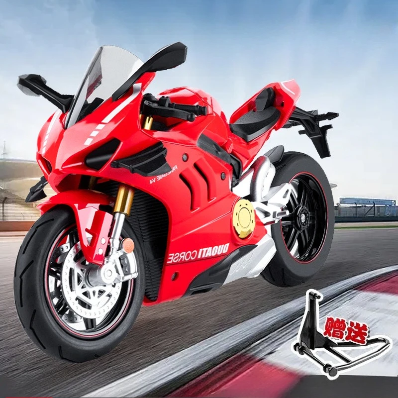 1:10 V4S Speelgoed Motorfiets Model Speelgoed Legering Diecast Simulatie Modellen Motor Cyclus Collectie Decoratie Jongens Speelgoed Geschenken