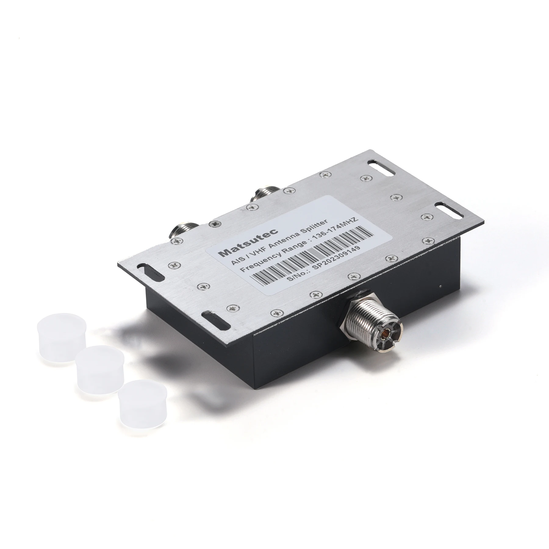 Matsutec  MA-Splitter VHF splitter Two way VHF antenna power splitter 136-174MHz Power Divider Splitter for Radio Repeater Power