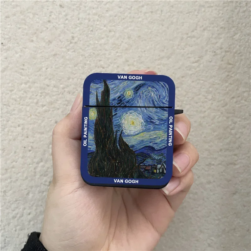 Étui pour écouteurs peinture à l'huile Van Gogh, étui pour Apple AirPods Pro 2, couverture de téléphone de sauna en silicone dur vintage, Art rétro pour Air Pods 3, 2, 1