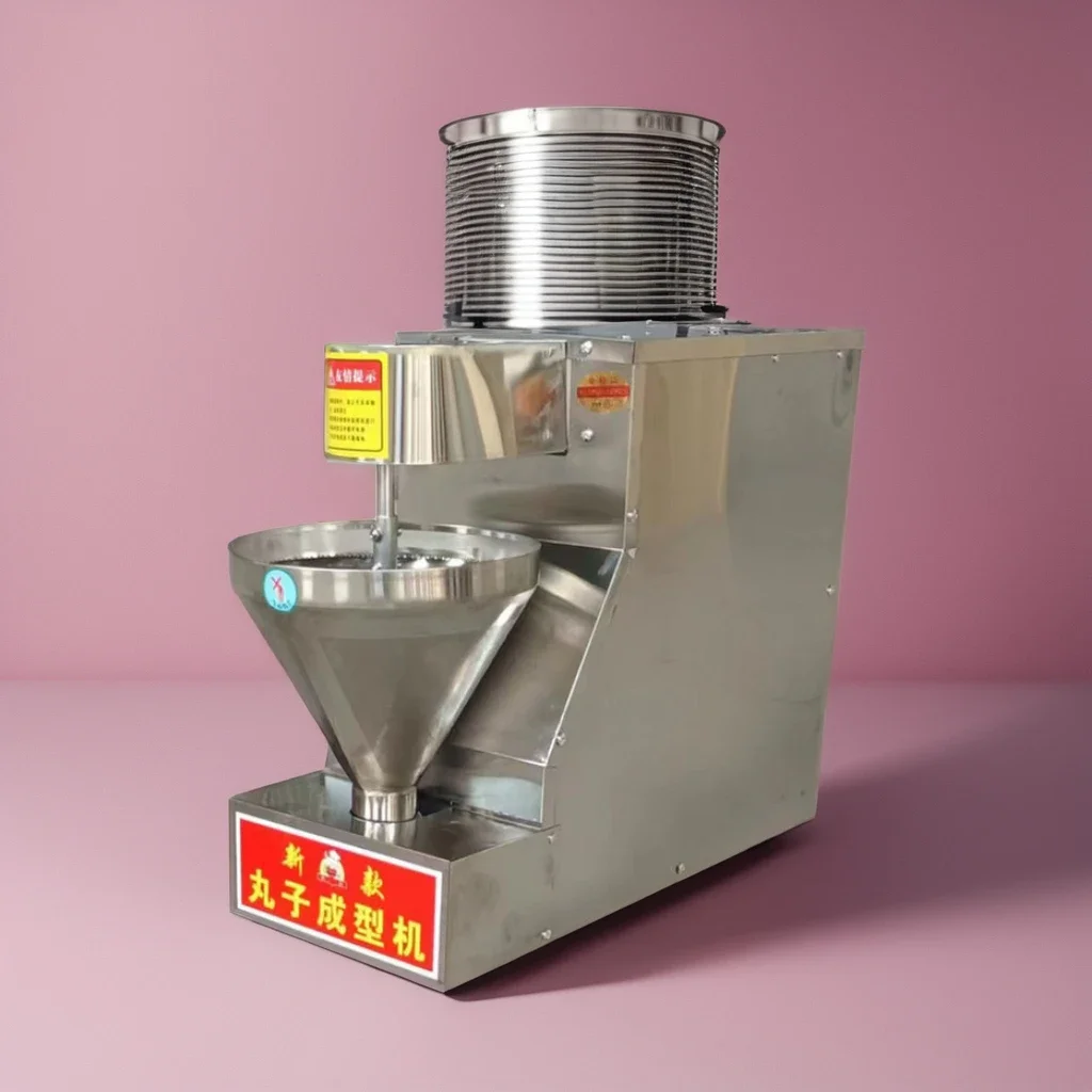 Stainless Steel Automatic Meatball Maker, Fish Ball and Meatball Production Machine, Meat Product Maker.