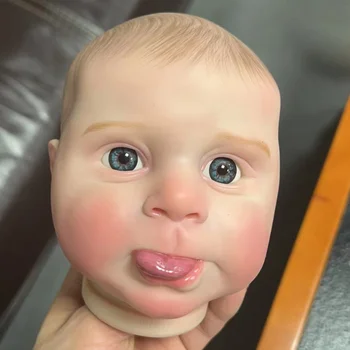 19 inch Bebe reborn doll kits Sebby already painted kits lots of details painted visible veins doll parts with cloth body and eyes