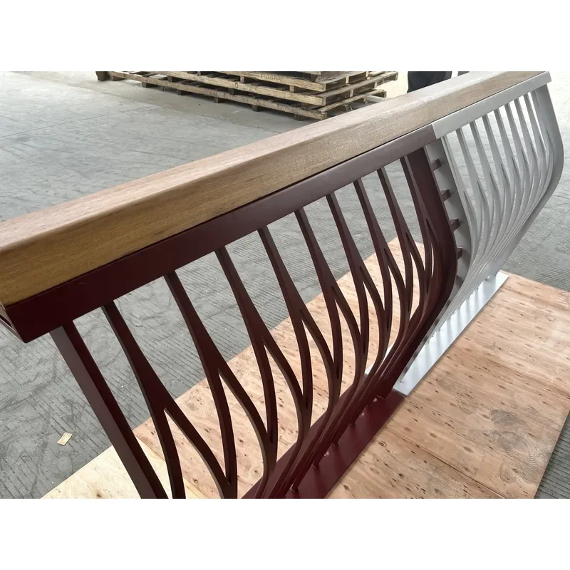 High Quality Customizable Aluminum Fence 6 Feet Eco-Friendly Modern Design Nature Pattern 3D Modeling for Outdoor Home