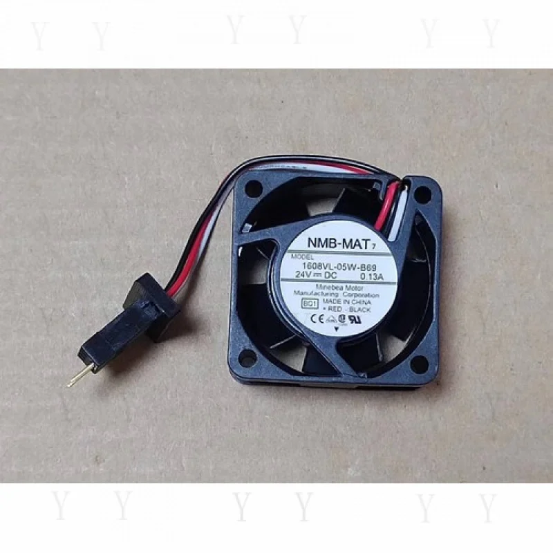 Y+ 1PCS  for NMB-MAT Fan 1608VL-05W-B69 DC 24V 0.13A 40*20MM 3PIN