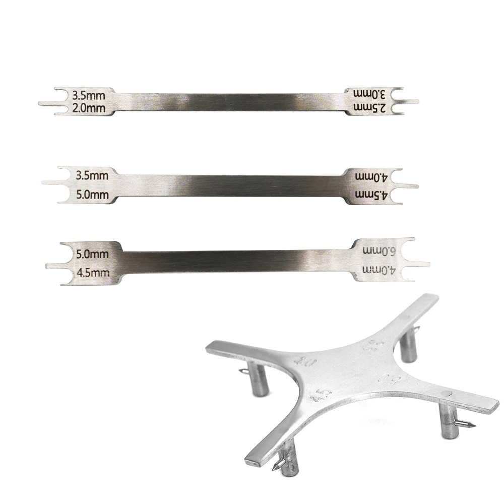 1Pc Dental Orthodontic Bracket Positioner Gauge Stainless Steel Rod Height Bracket Locator