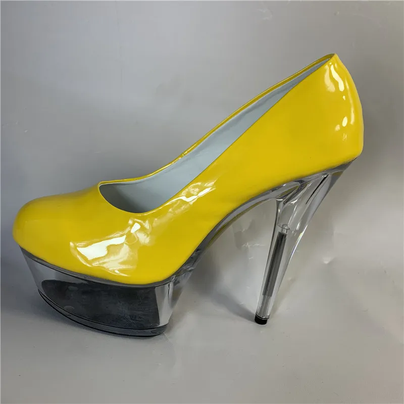 

Club banquet 15 cm big star high heel, pole dancing shoes, single shoes crystal platform, custom made all kinds of colors