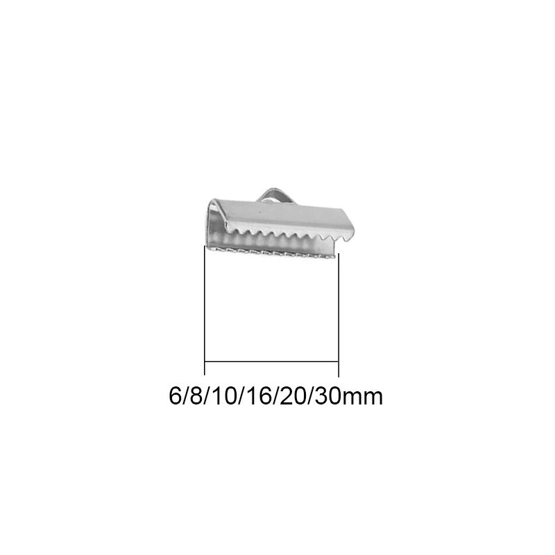 20 50 pcs Never Fade 6 8 10 20 30 mm Stainless Steel End Fastener Clasps PVD Necklace Connectors Hooks For Diy Jewelry Making