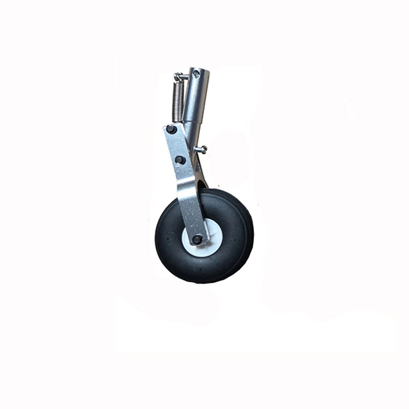 1PCS Aluminum Alloy Shock-absorbing Retractable Worm Landing Gear Length 110-150mm for RC Fixed Wing/Ducted Fan Aircraft Model