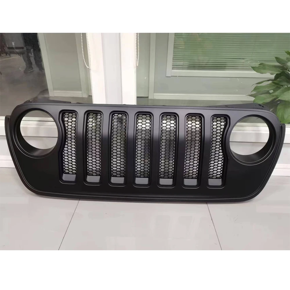 JL1299 Rubicon Grille para Jeep JL Wrangler 2018 +, Acessórios Do Carro, Alta Qualidade, Personalizável