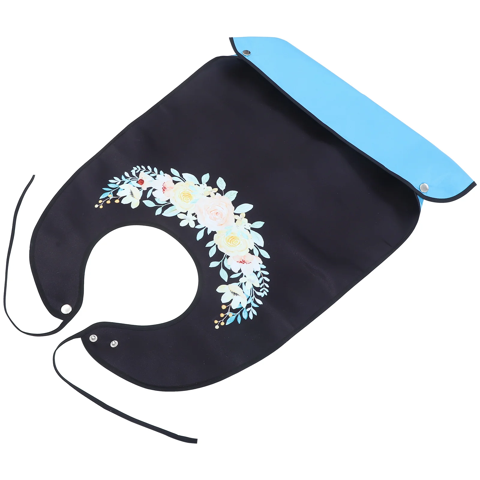 

Leak-proof Bib for Elderly Men Eating Washable Reusable Polyester Adult Bibs Male Feeding Clothes Protection during Meals