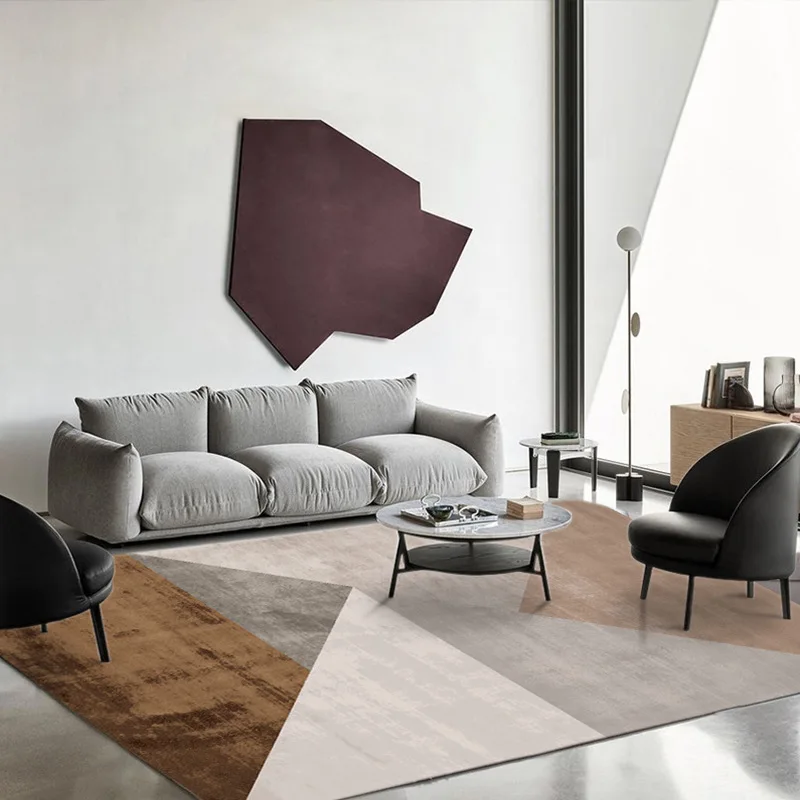 Nordic light luxury coffee table blanket, sofa household whole floor mat