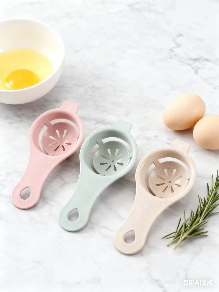 1Pc Tarwestro Eierscheider - Biologisch afbreekbaar Food Grade BPA-vrij, eenvoudig te gebruiken Vaatwasmachinebestendig voor bakken Koken Keukengadget