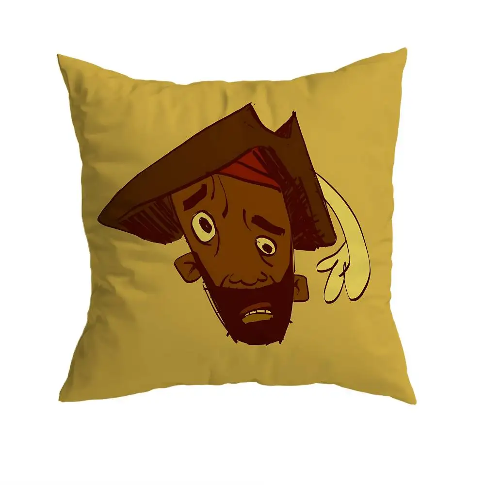 C-Captain Clark Pillow Case Sofa Living Room Bedroom Headboard Backrest Cushion Square Cushion Nap Time
