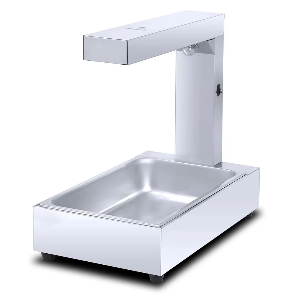 Stainless Steel Commercial Food Display Warmer Portable Fried Chicken Warming Showcase for Buffet Restaurant Catering Food