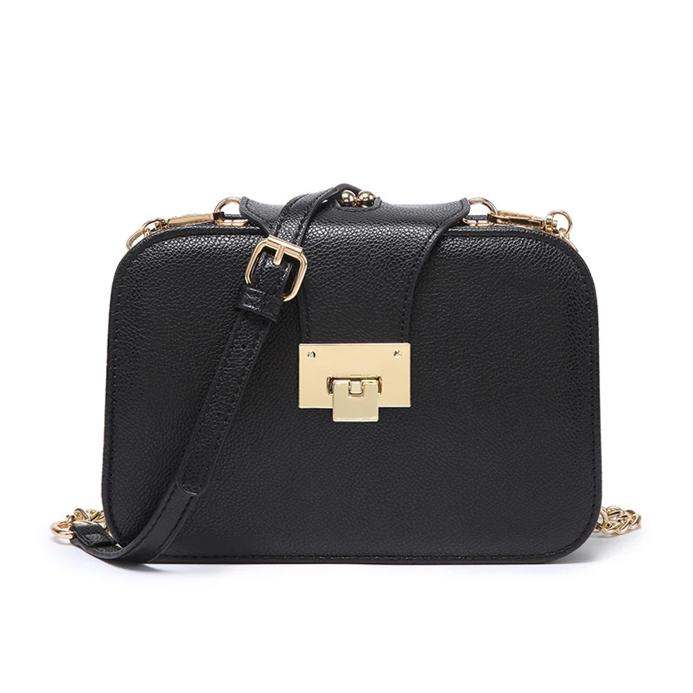 

Simplified clip bag 2026 new Korean version versatile three-layer shoulder crossbody bag fashion chain small square bag