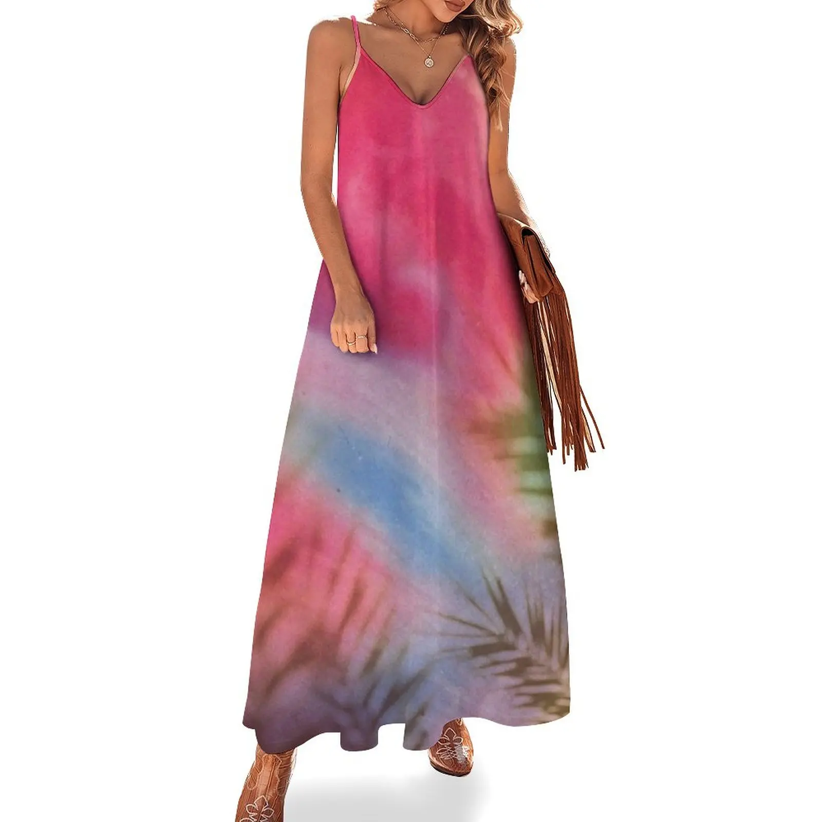 

Flower Flare Sleeveless Dress long dresses for women dress ladies dresses for women 2025 Dress
