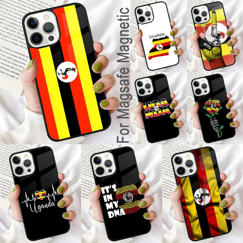 Phone Cases Uganda - Uganda Flag Soft Phone Case for