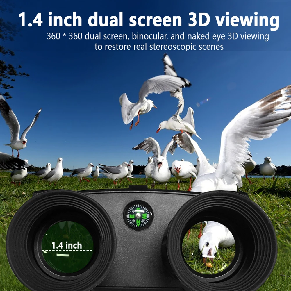 Monocular Night Vision Device 8X Digital Zoom 300M Infrared Hunting Telescope Camera Outdoor Day Night Dual Use Monoculars