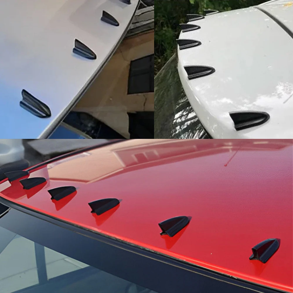 Aletas de tiburón, generador de vórtice difuso de techo trasero para Hyundai i30 Creta Tucson ix35 Solaris Elantra Santa Fe Kona i40 Getz Palisade