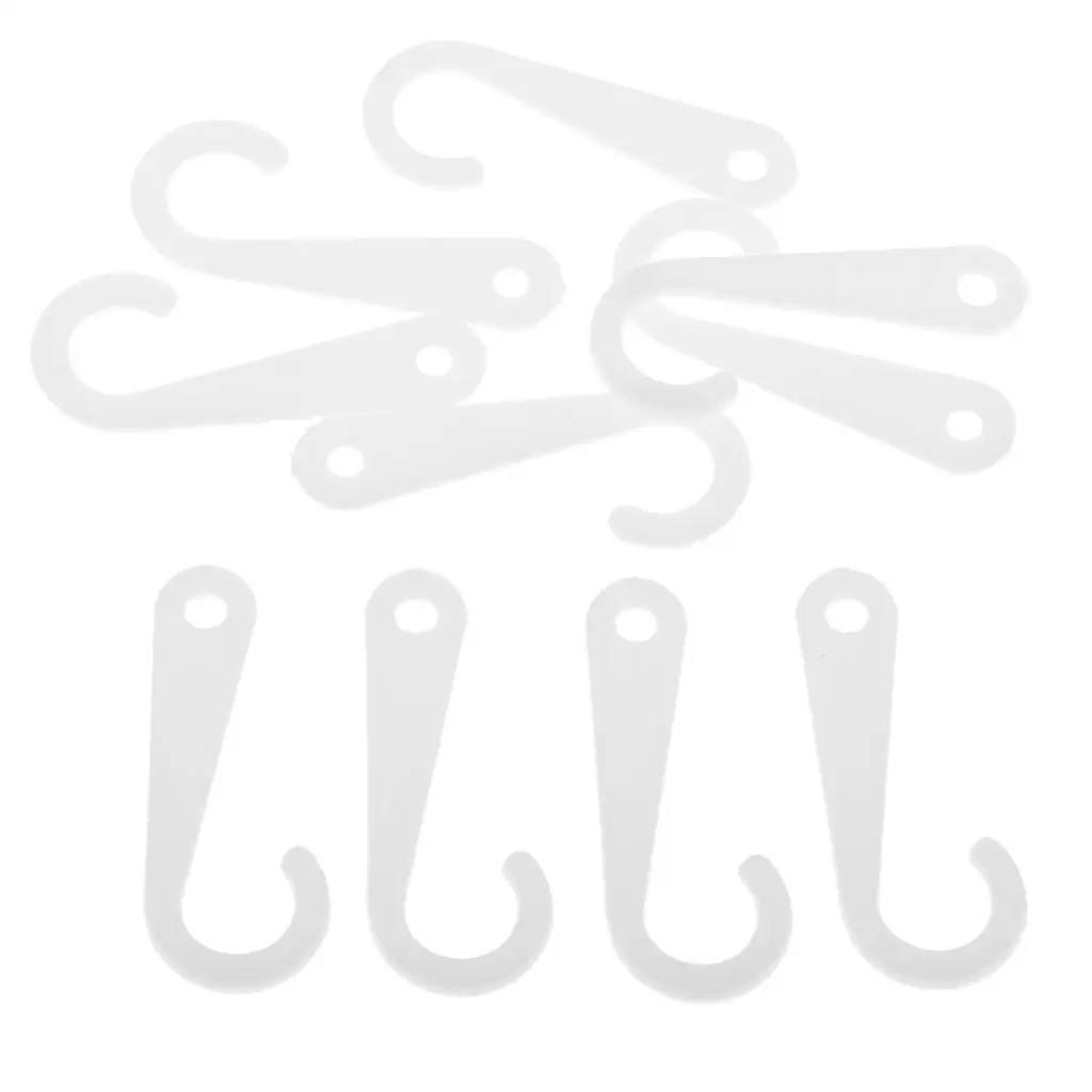J Hooks Fasteners Plastic Sock Hanger Rack Pothook for Retail Display Yard Sale Garage Sale Accessories