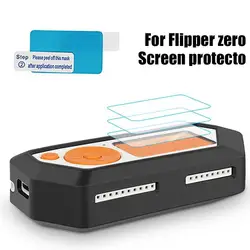 For Flipper Zero TPU Transparent Protective Film Game Console Anti-fall/Anti-scratch Screen Protector For Flipper Zero Accessori