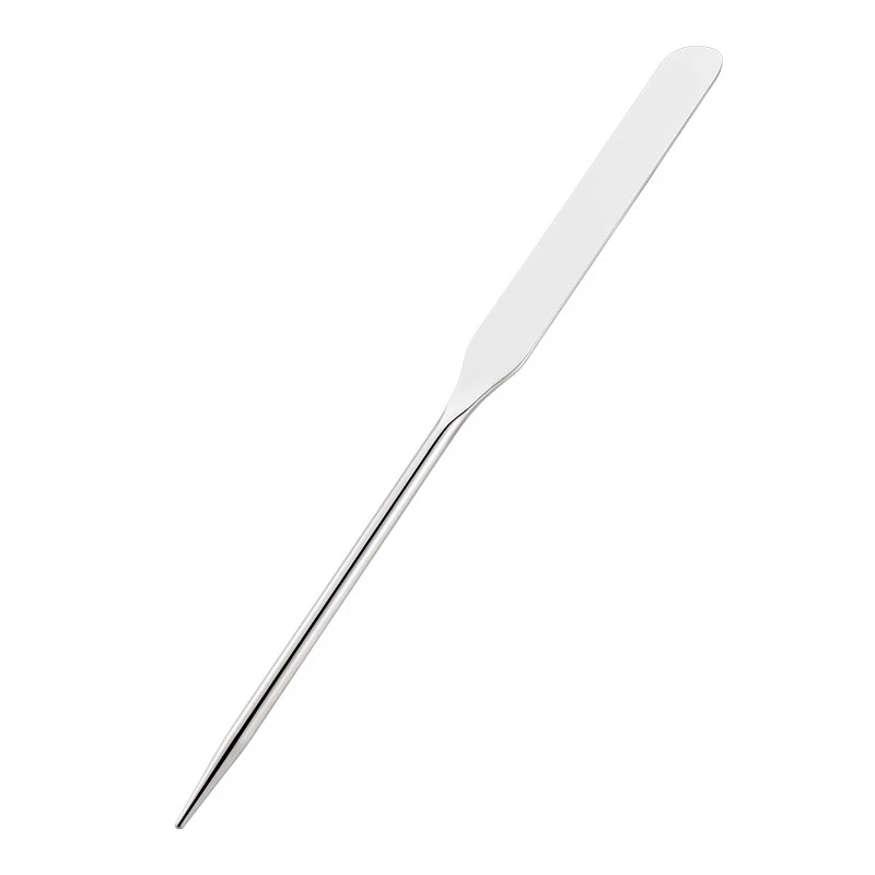1Pcs Stainless Steel Makeup Toner Spatula Mixing Stick Foundation Cream Mixing Tool