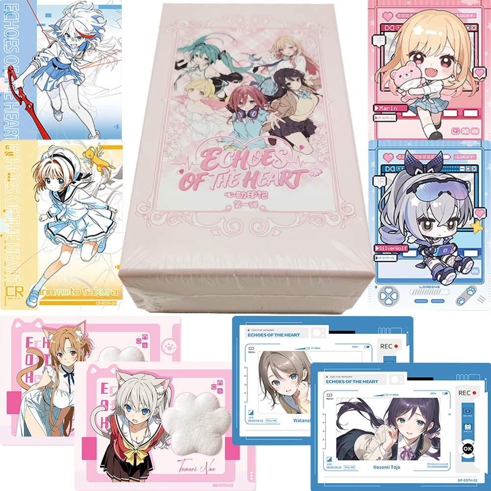 ECHOES OF THE HEART Collection Cards Cute Character Exclusive Private Temptation SSR Card Anime Game Peripheral Gift for ‌adult‌