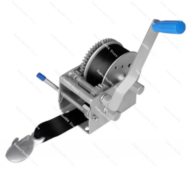 

For boat trailer hand winch 4WD 3000kg/6615lb manual car webbing 3 speed