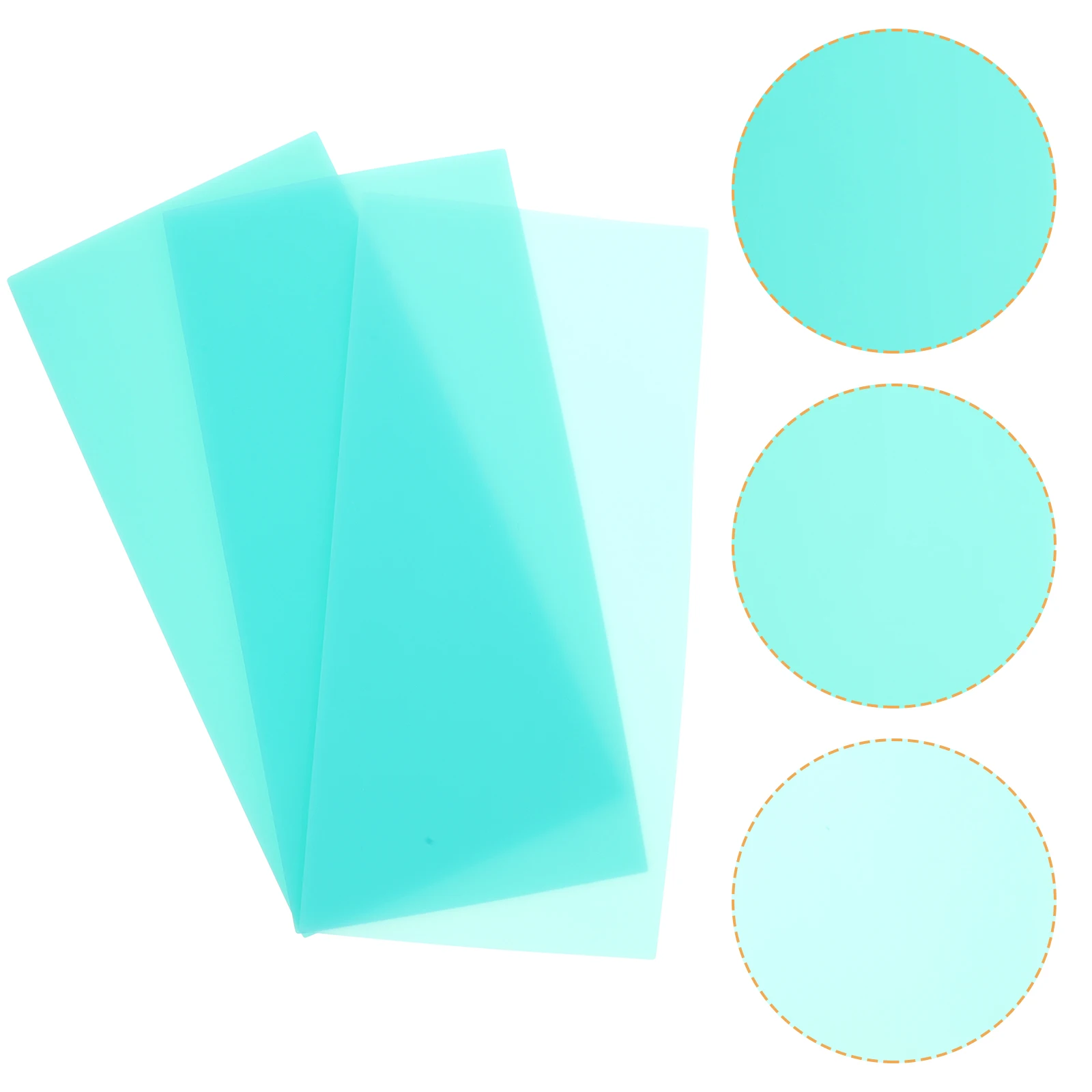 

3 Pcs Sublimation Mug Silicone Board Set Wrap Silica Gel Custom Professional Press Sleeve
