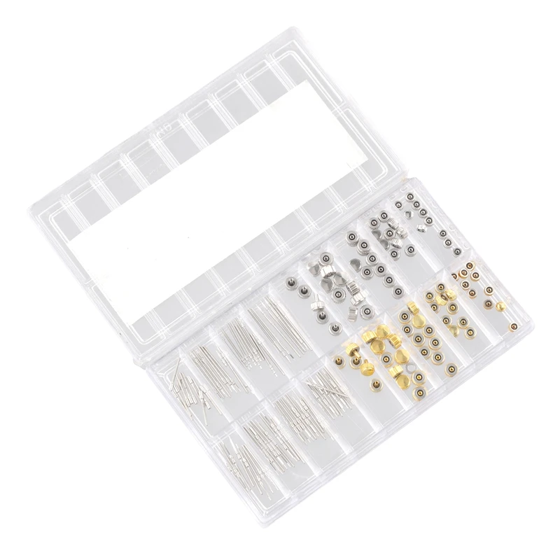 Watch Repair Kit, Watch Crown, Watch Stem Extender Crowns Accessory Repairing Replacement Tool Kit With Box