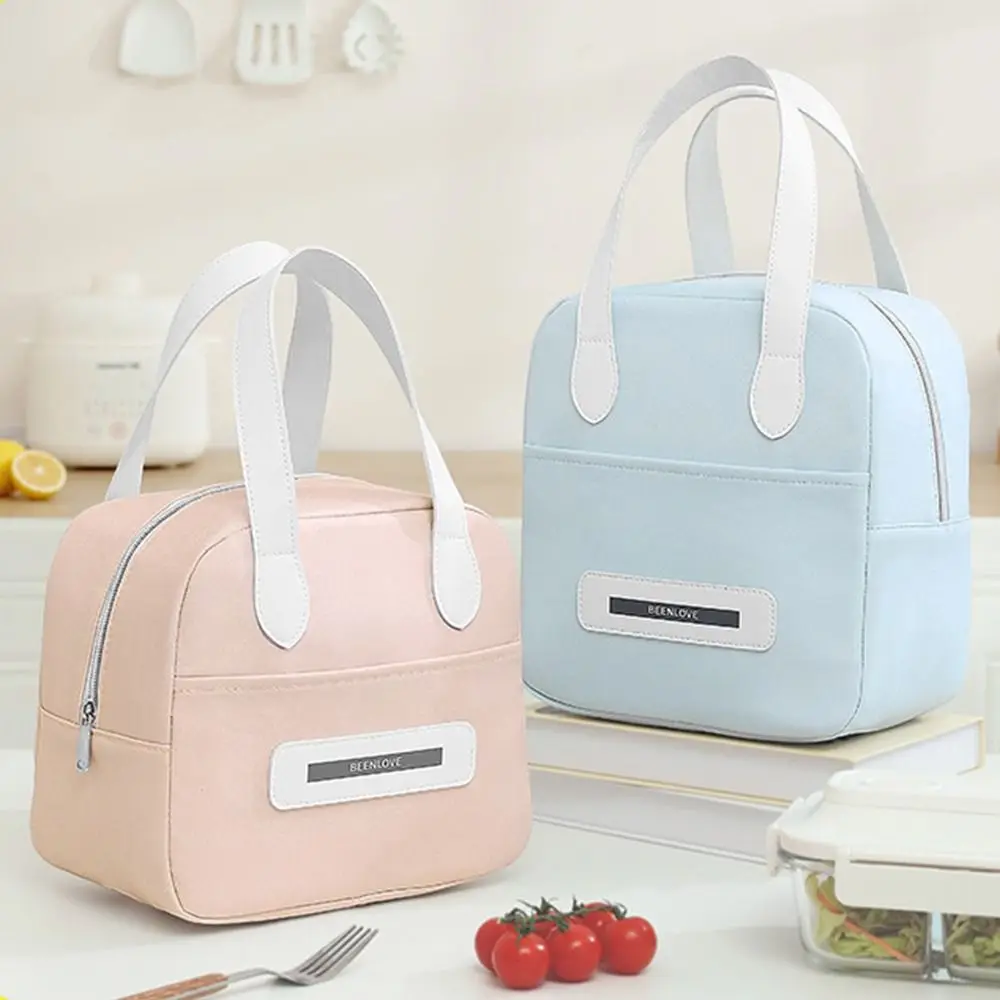 

Fashion Portable Lunch Box Bag Handheld Large Capacity Insulated Tote Bag Durable Waterproof Insulated Cooler Bags Outdoor