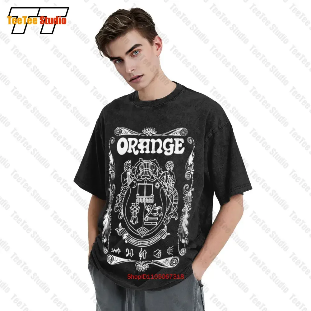 Orange Amplifiers Whiskey Crest Top Vintage Unisex T-Shirt NTDJ