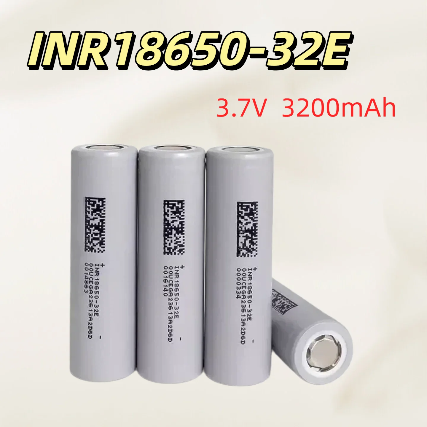 

18650-32E 3.7V 3200mAh 100% Brand New Rechargeable Li-ion Battery For Various 3.7V Electronic Devices