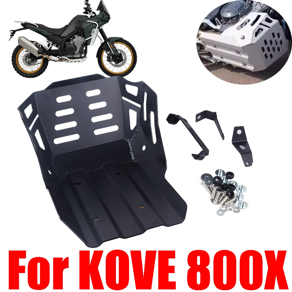 

For KOVE 800X 800 X Colove Motorcycle Accessories Engine Protection Cover Chassis Base Bash Guard Skid Plate Belly Pan Protector