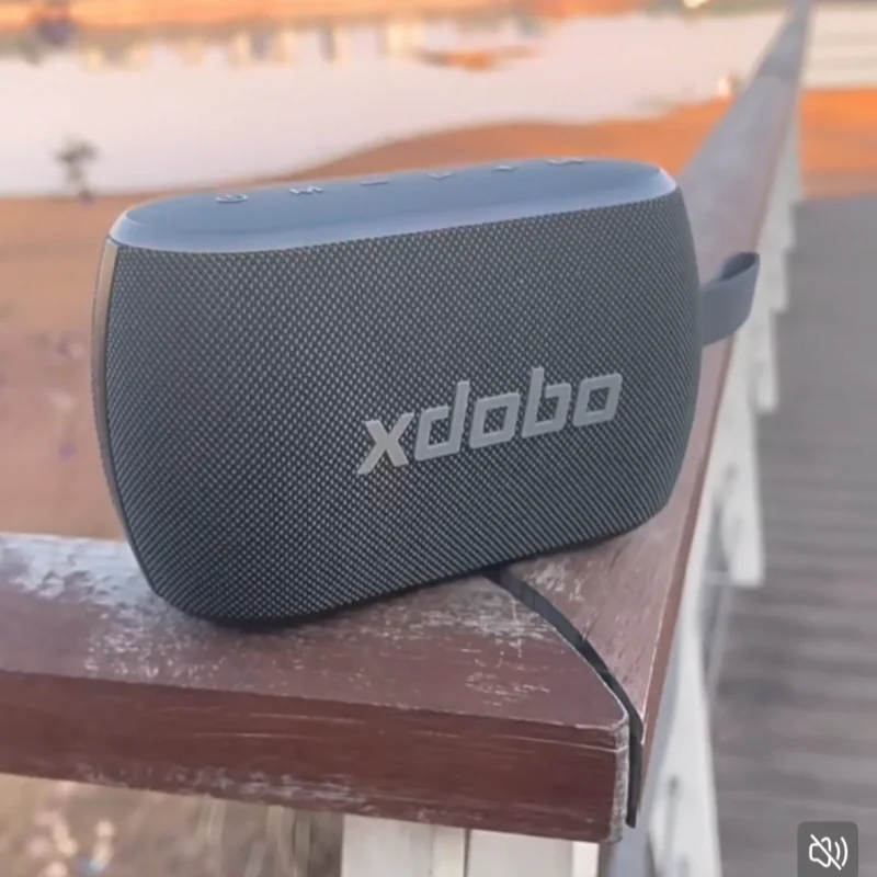 

Портативная беспроводная колонка XDOBO 30W с Bluetooth, ультранизкими басами, стереозвуком и RGB-подсветкой для домашнего использования