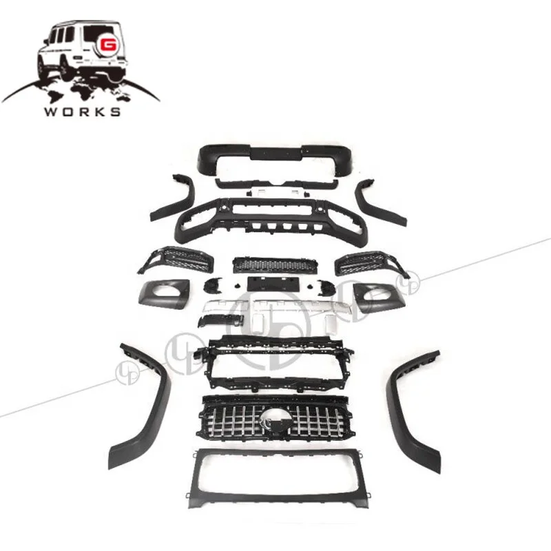 

STLF2019 Year+ G Class W463A W464 G500 G350 Upgrade to G63 Style Full Set Body Kit of W463A W464 Car Body Kit Parts