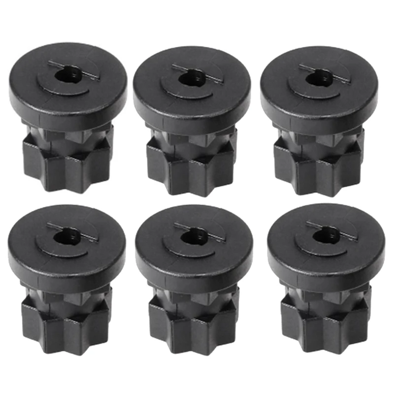 6PC Ram Mount Track ฐานยึด Track Gear Adapter Kayak Track Mount สําหรับเรือคายัคเรือแคนูตกปลา Rod อุปกรณ์เสริม