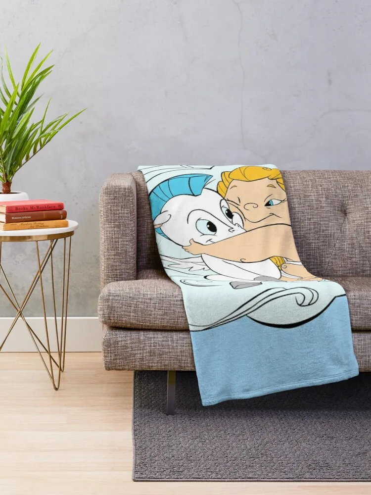 Friends: Hercules & Pegasus Throw Blanket Personalized Gift Tourist Blanket