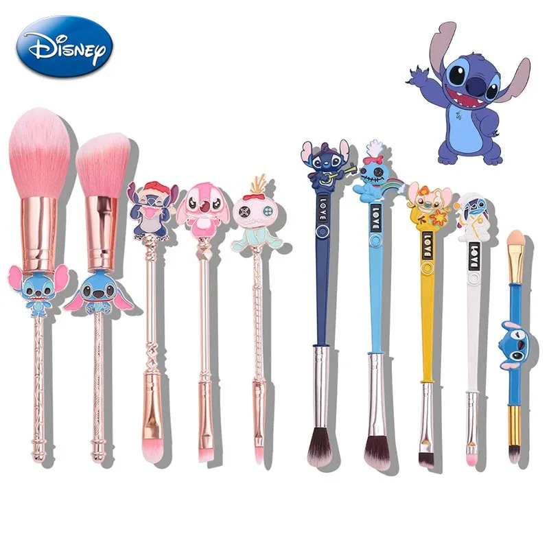 

Disney Stitch 3D Makeup Brush Set Foundation Beauty Eyeliner Tool Eyebrow Brush Eye Shadow Brush Party DIY Decorations Girl Gift