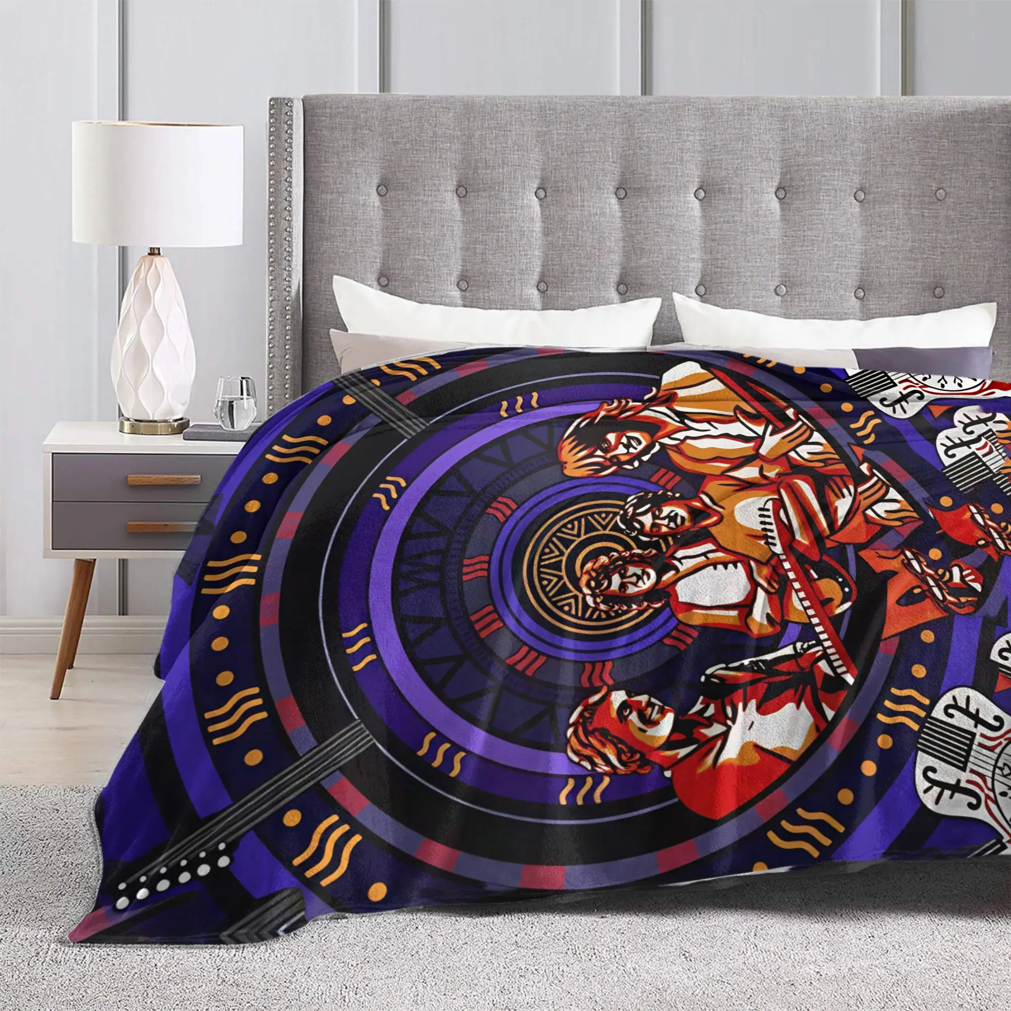 Warm Soft Blanket Decorative Dire Straits Brothers In Arms Album Cover Bedding Throws Flannel Bedspread For Home Decor Bed Cover