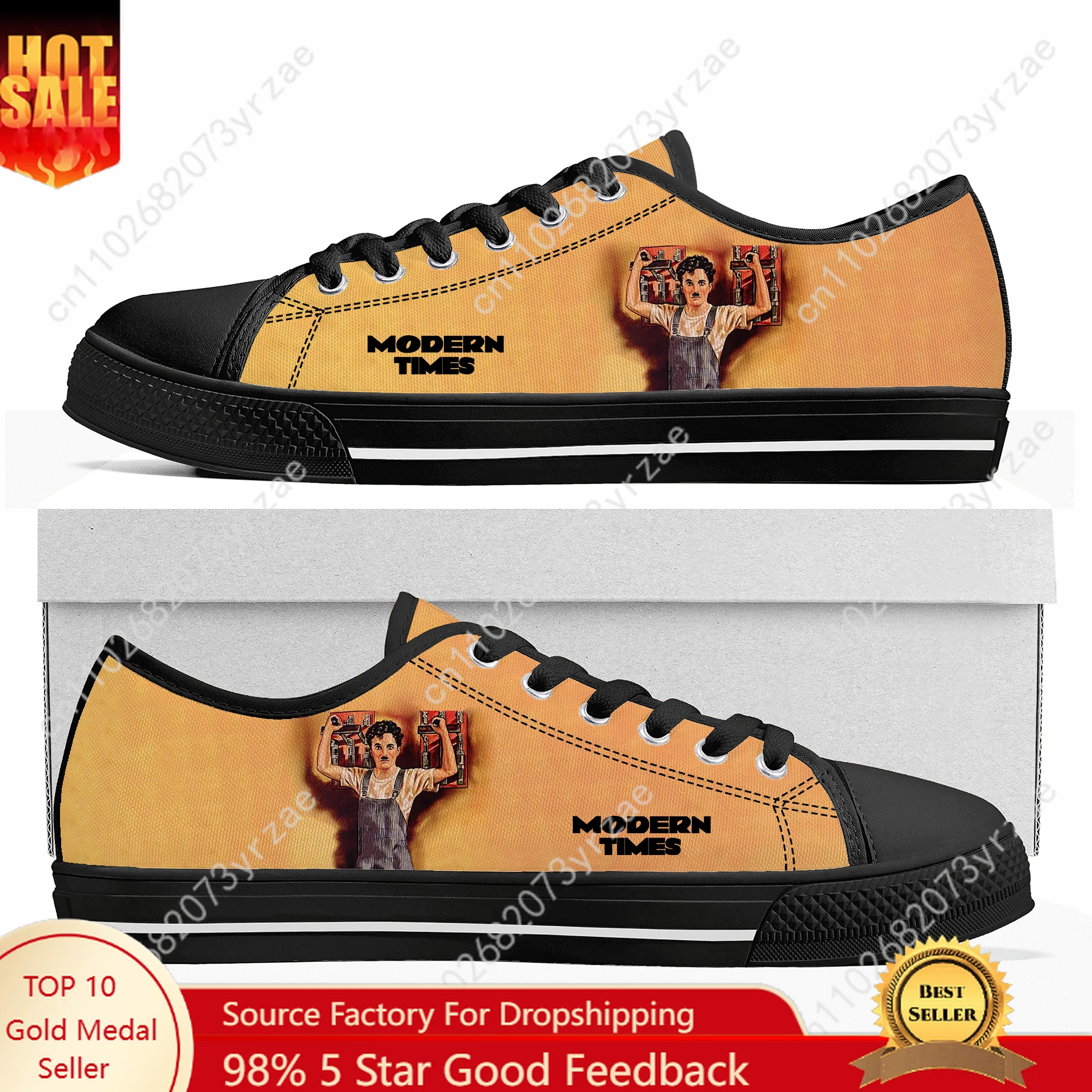 

Modern Times Low Top High Quality Sneakers Men Women Teenager Canvas Sneaker Casual Personalized Patterns Shoe Custom Made Shoes