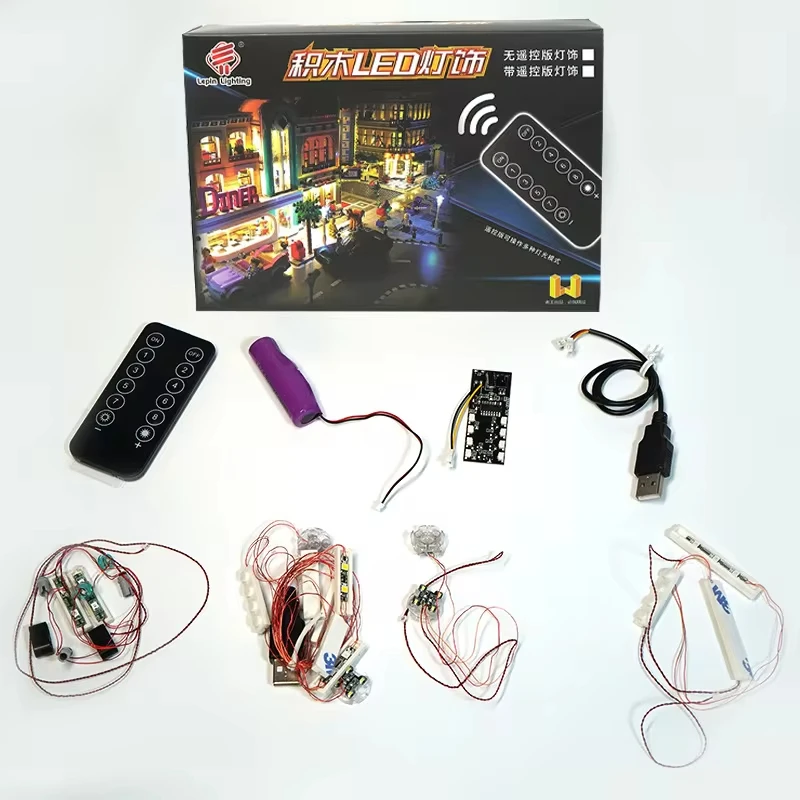 RC DIY LED Light Kit For LEGO 42096 Technical RSR Sports Car  ( Only LED Light,Without Blocks Model)