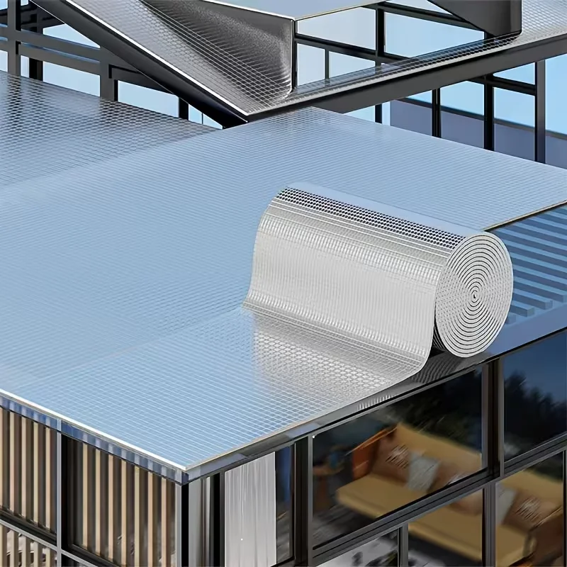 5/10MM Thermal Insulation Soundproof Mat Heat Barrier Foam Roll Home Wall Floor Door Acoustic Noise Reduction Warm Keeping Panel